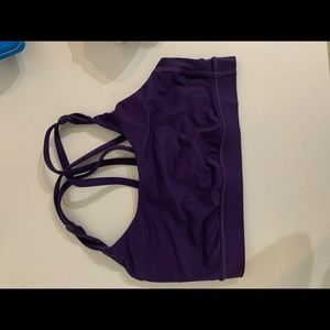 purple lululemon sports bra (size 6)